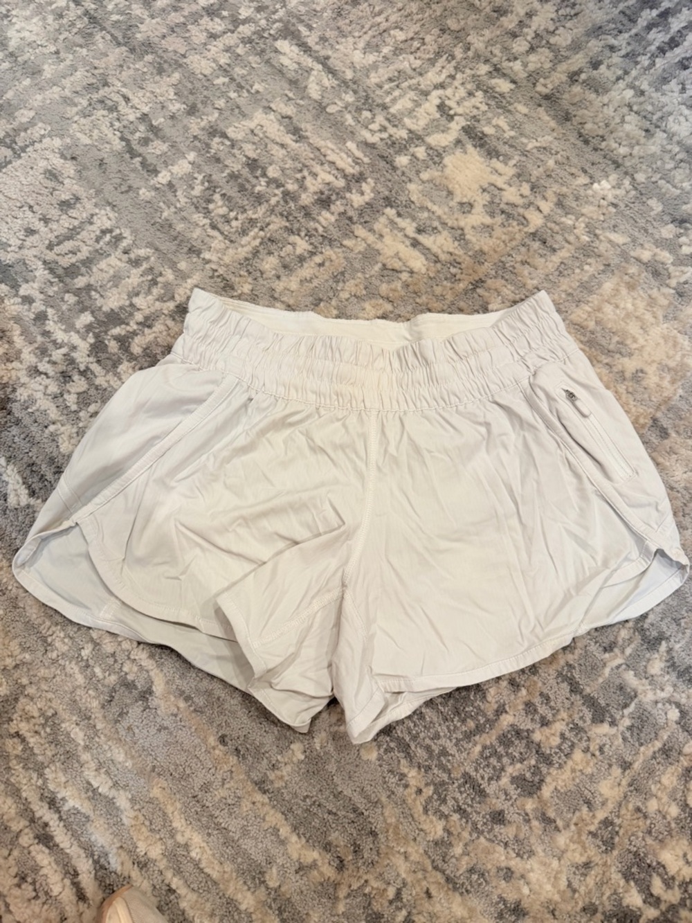 lululemon athletica Light Gray Women's Running Shorts